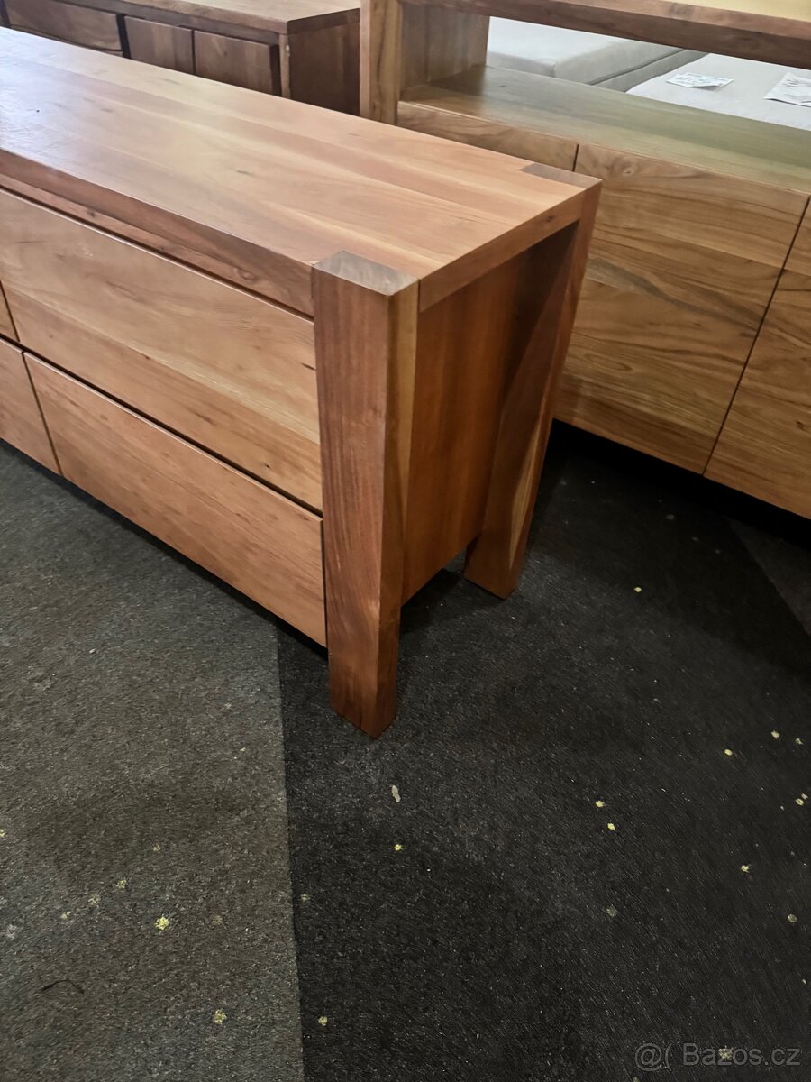 Krásná NOVÁ šuplíková Komoda Philon přírodní akát - 8