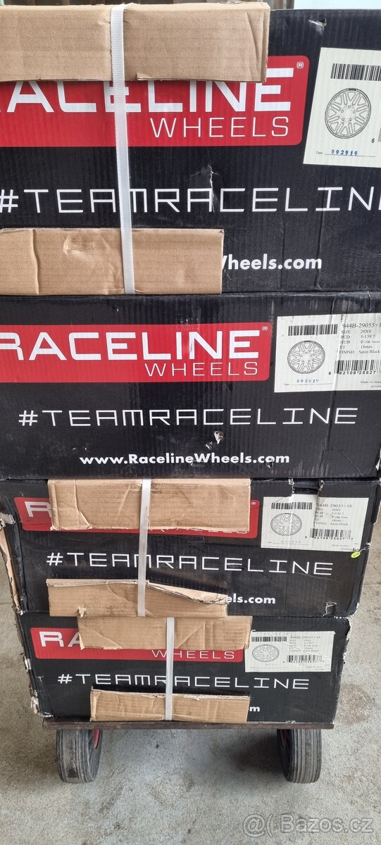 Alu disky Raceline Satin Black 5x139.7 9x20 106.5 AMERIKA - 8