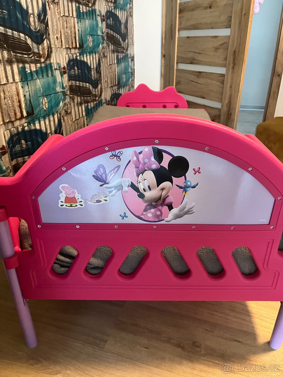 Dětská postel Minnie + 2x matrace - 8