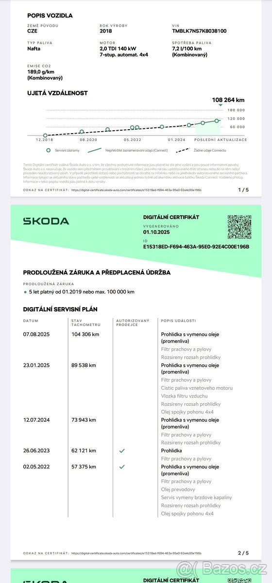 Škoda Kodiaq Style 4x4 Webasto/Tažné/Canton/111000km, ČR - 8