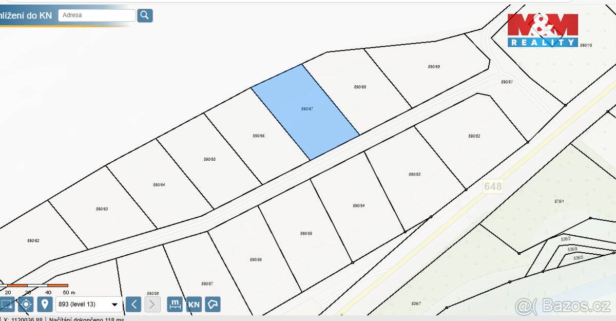 Prodej pozemku k bydlení, 1235 m², Vojkovice - 8