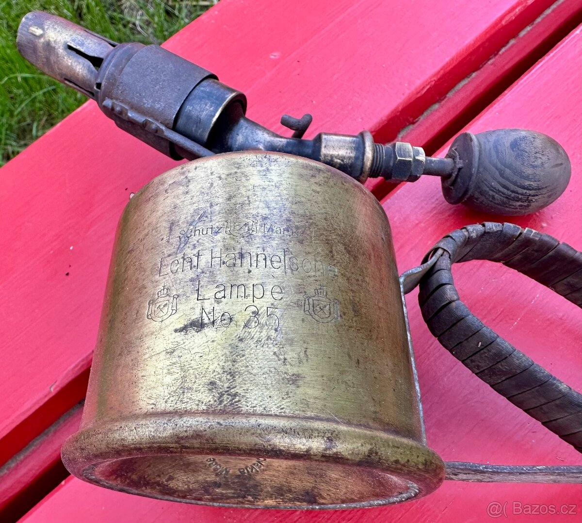 Stará letovací let lampa opalovací PERFEKTNÍ STAV - 8