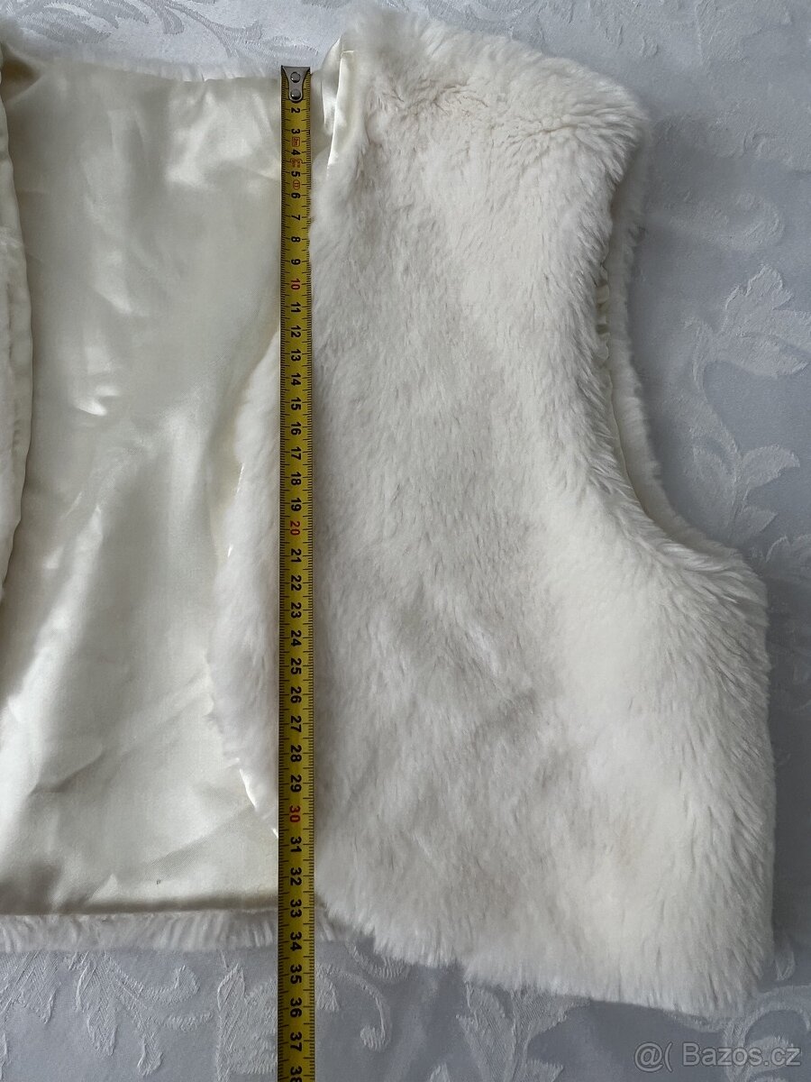 Dámské luxusní bílé bolerko – M/L? - 8