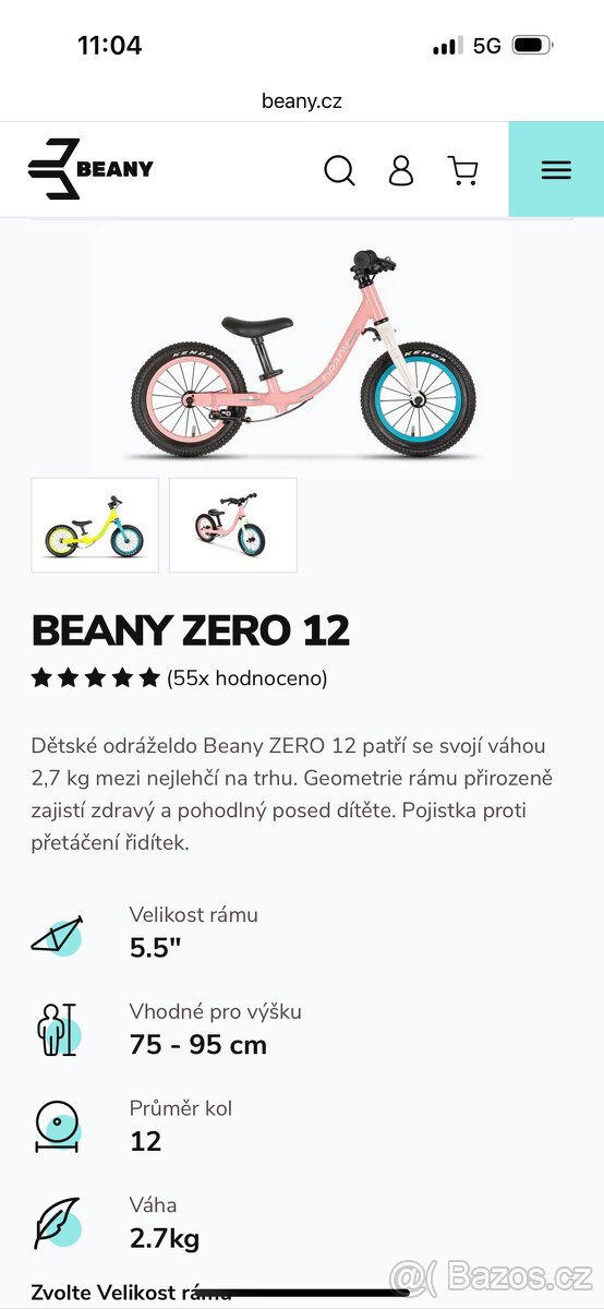 Dětské odrážedlo beany - 8