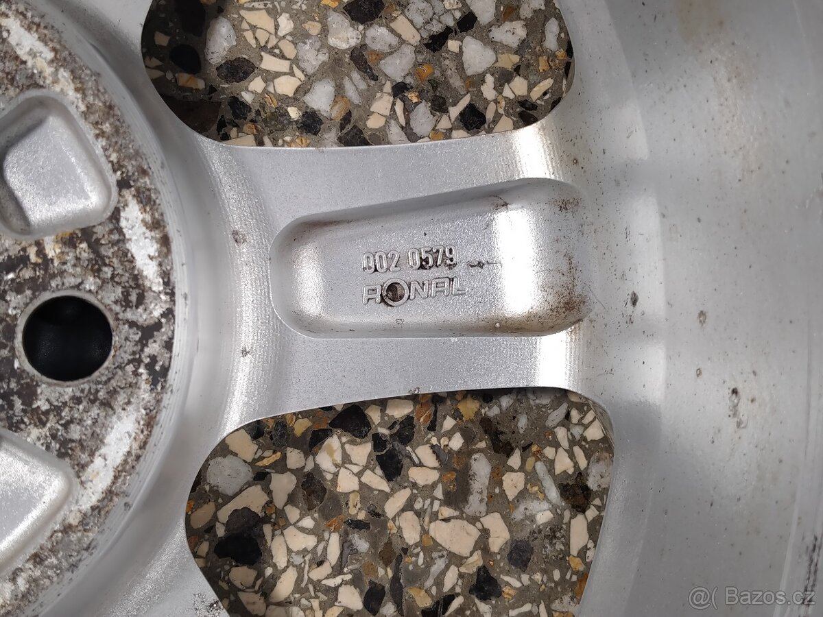 Alu disky originál Škoda 6,5J x 15 H2, 5x100, ET 43 - 8