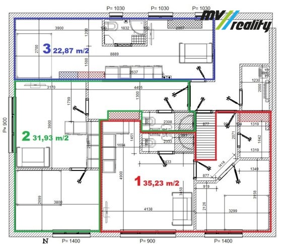 Praha 6 - Břevnov, Pronájem bytu 1+kk 23 m², ev.č. 1948 - 8