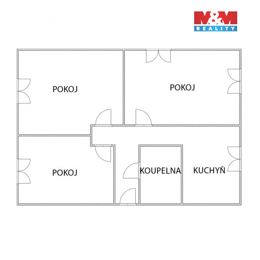 Prodej bytu 3+1, 82 m², OV, Bílina, ul. Sídliště Za Chlumem - 8