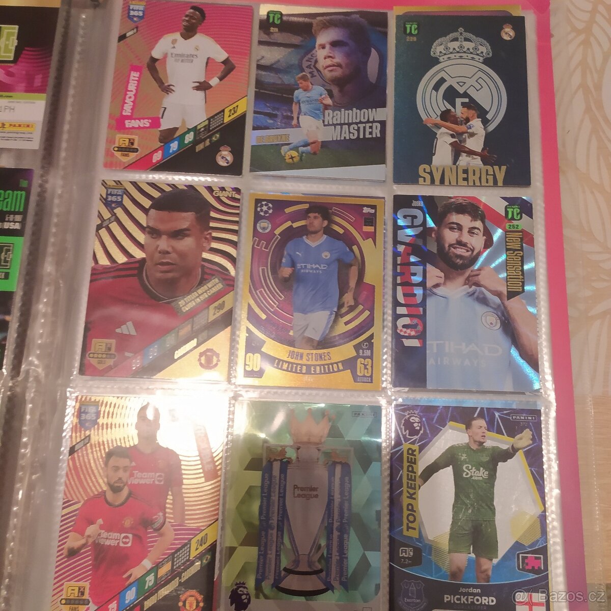 Fotbalove karty + album - 8