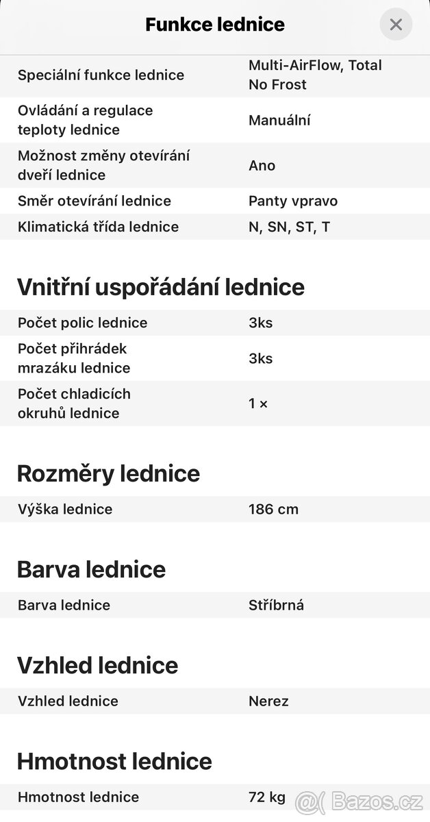 Prodam v zaruce lednici z mrazakem LG - 8