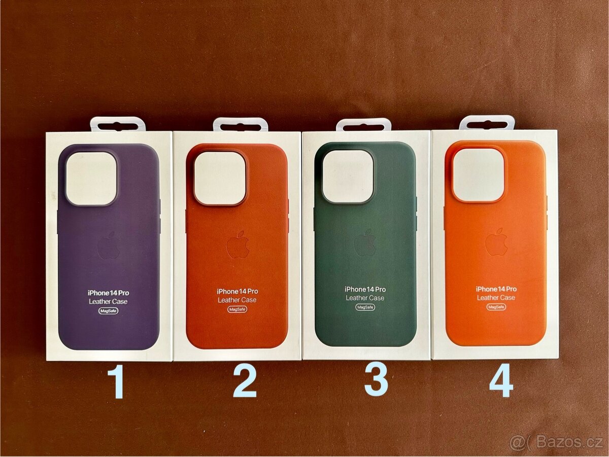 Silikonové a kožený kryty s Magsafe pro iPhone 14 Pro - 8