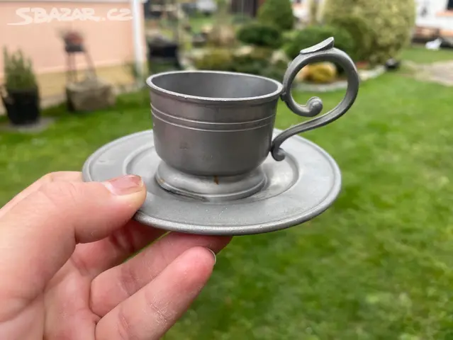 Cinova konvice, dzban na kavu, caj, podsalek - 8
