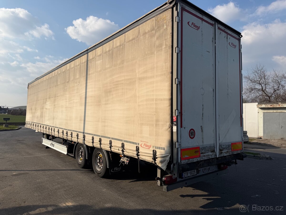 NÁVĚS FLIEGL 2 osý Lowdeck plně funkční - 8