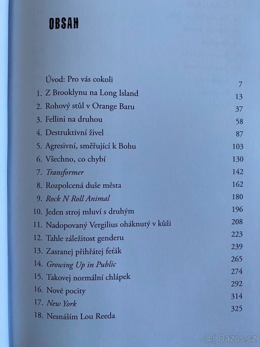 Nová kniha Lou Reed - Život - 8