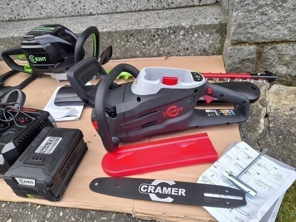 Profi nářadí Cramer Powerworks a Greenworks 82 V - 8