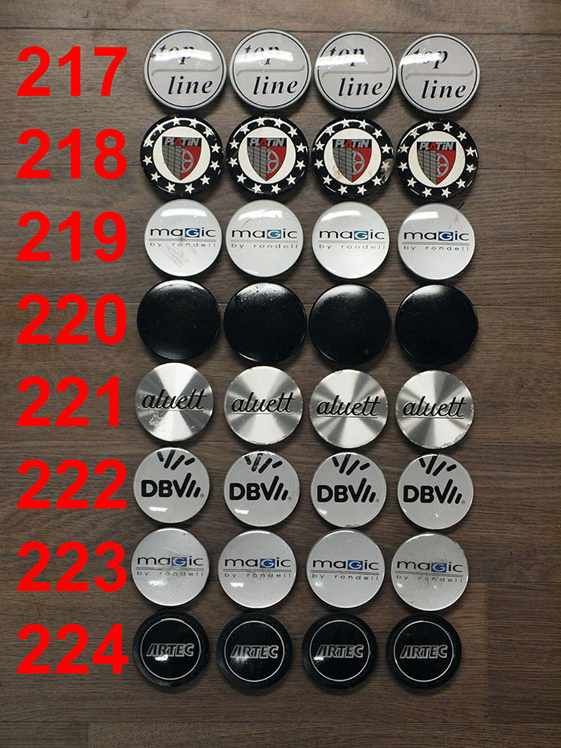 ZNÁČKY - KRYTKY - STŘEDOVÉ POKLIČKY – VELKÝ VÝBĚR3 - 8