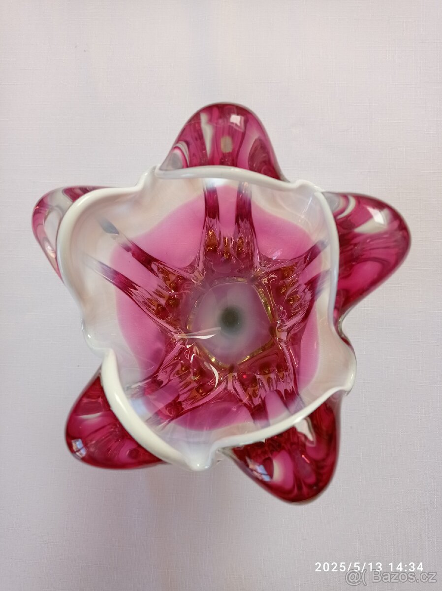 Starožitné hutní sklo, nepoškozené - 8