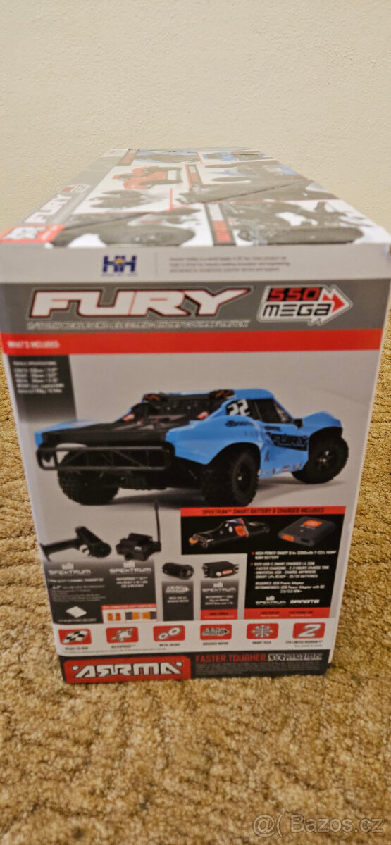 Arrma Fury Mega 550 1:10 2WD - NOVÉ - 8