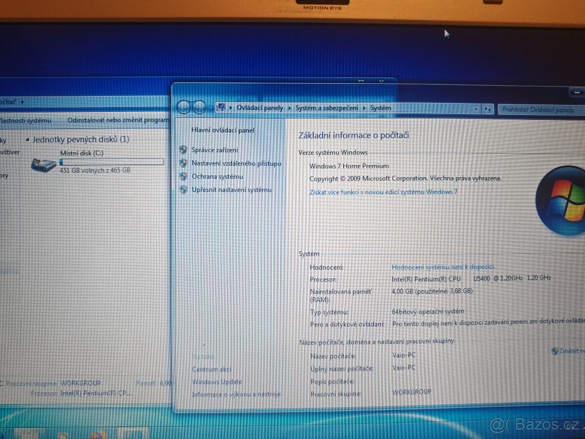 Sony vaio PCG 51412m - 8
