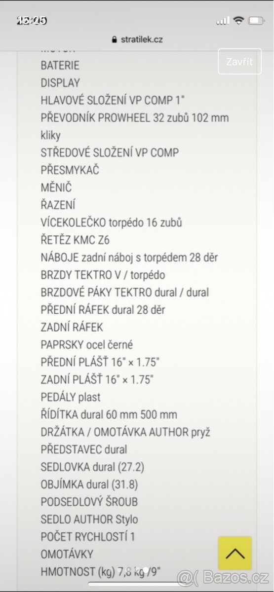 Dětské kolo Author Stylo 16” - 8