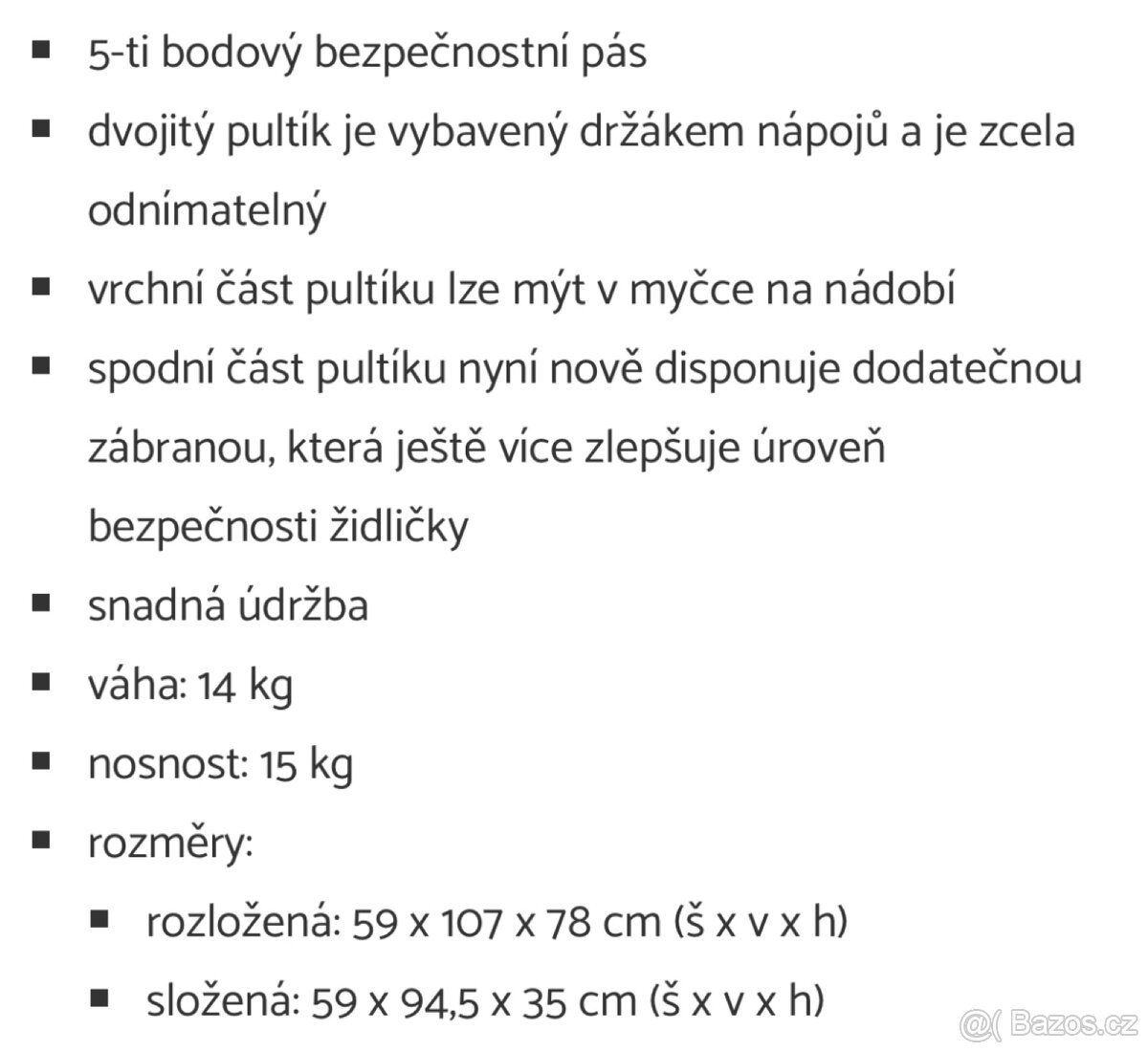 Jidelni židlička PEG PEREGO - 8