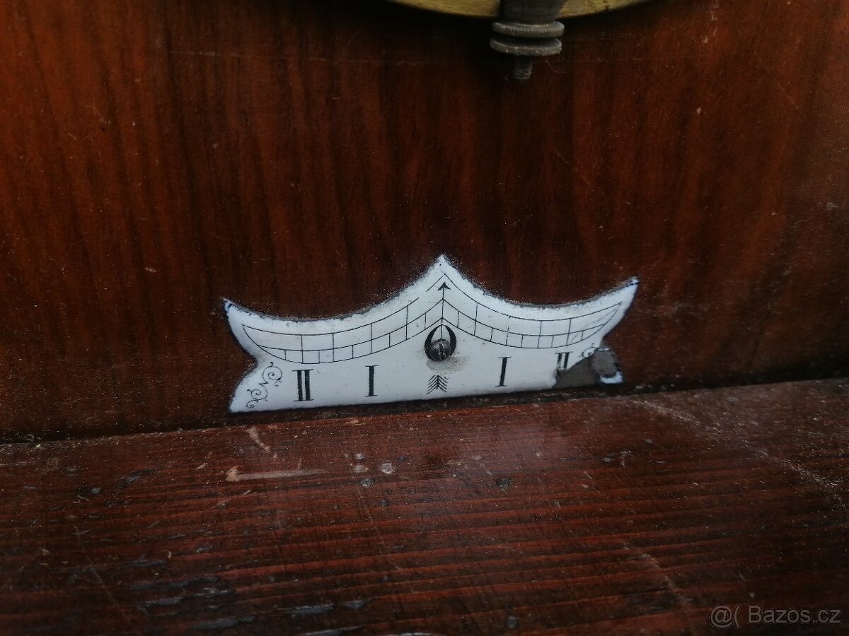 Predám starožitné 2- závažové nástenné hodiny - 8