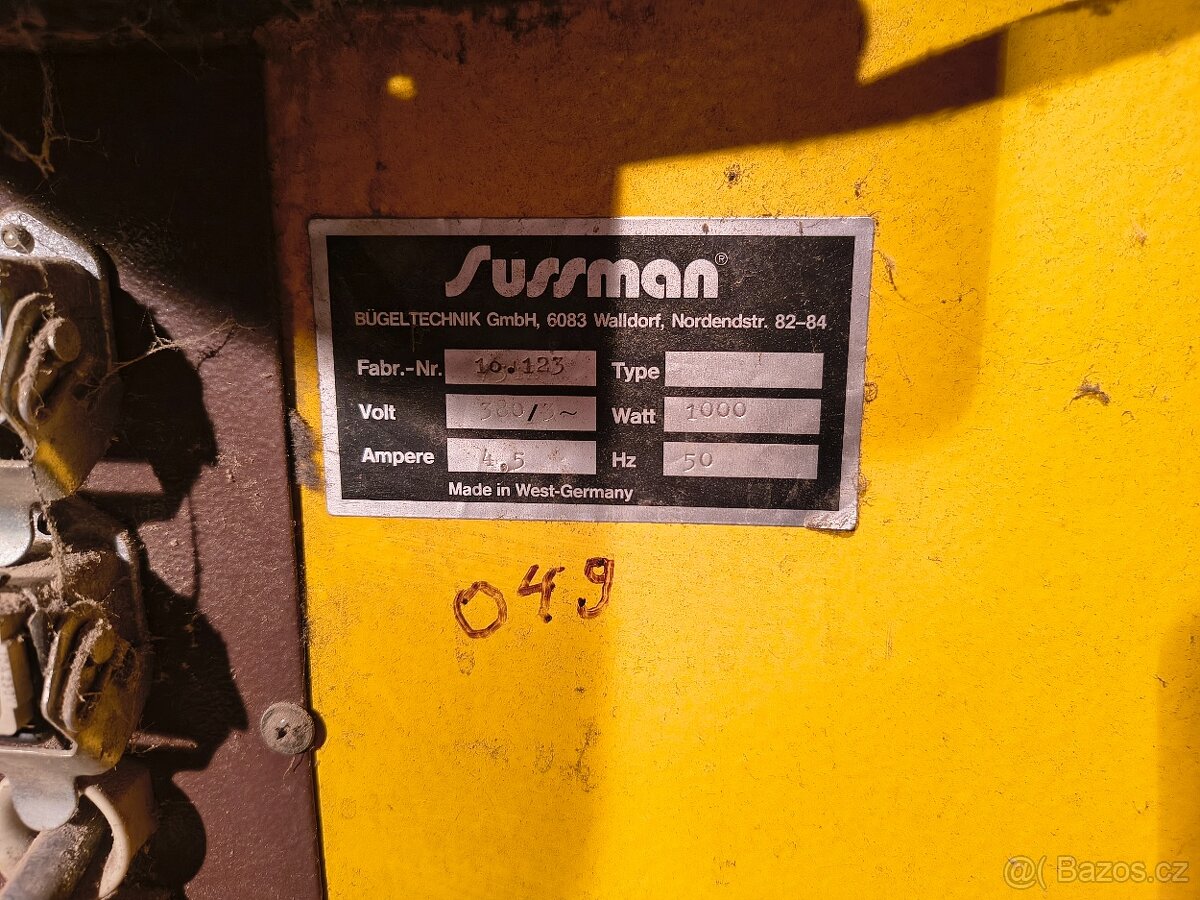 Profesionalní odsávací žehlici prkno Sussman 424 HAB-CS - 8