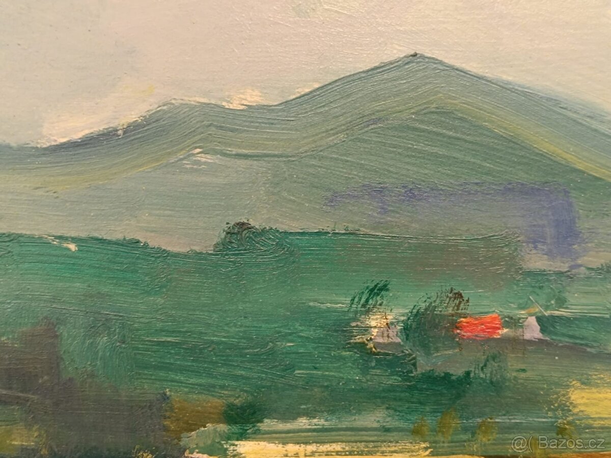 Obraz Jana Lieblová, na Vysočině, olej 63x73 - 8