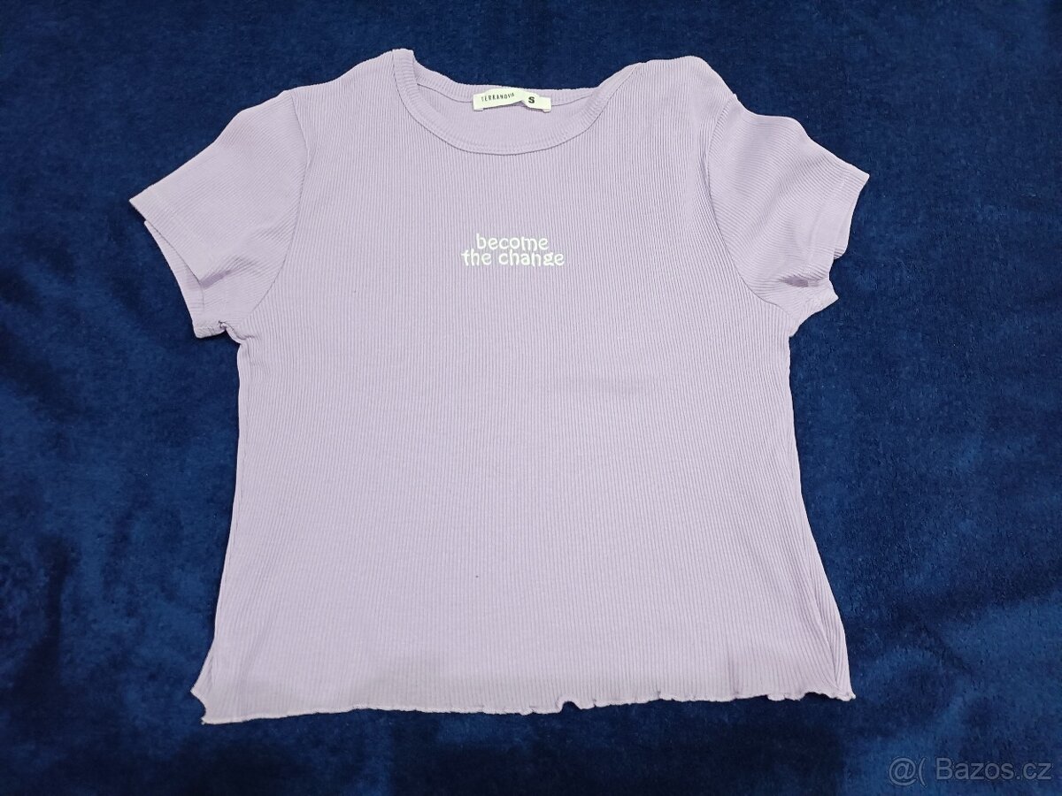 Dívčí triko, crop-top vel. 158/164 - 8