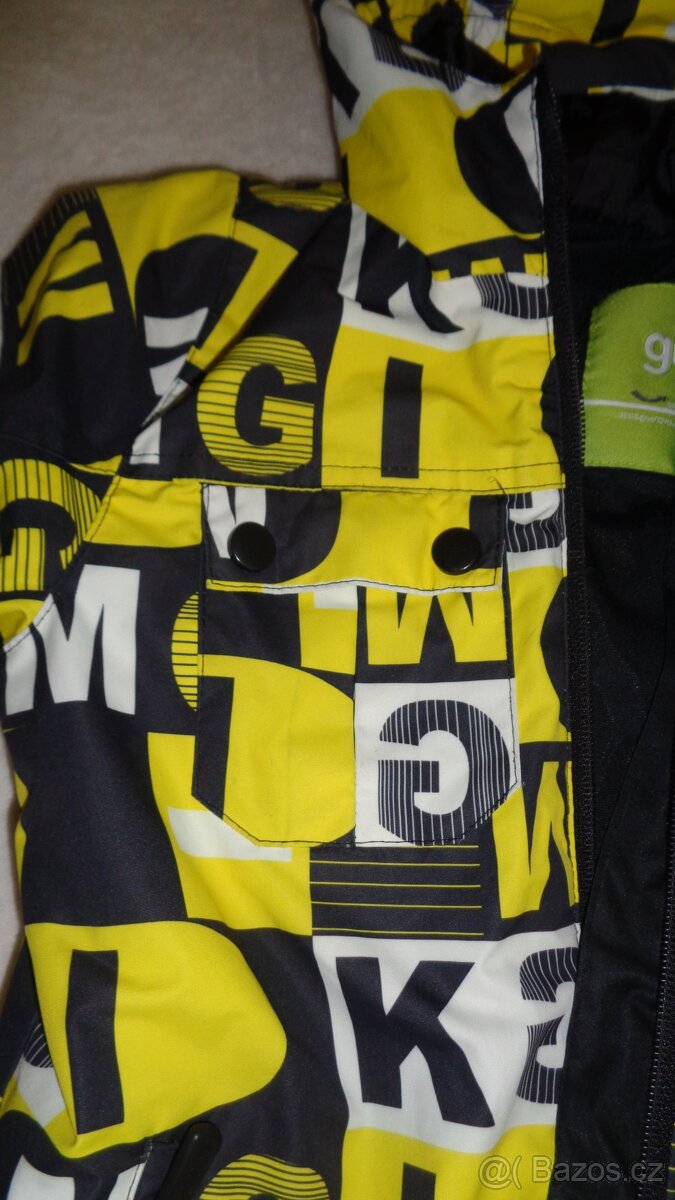 Dětská zimní bunda vel.psaná 116 - 8