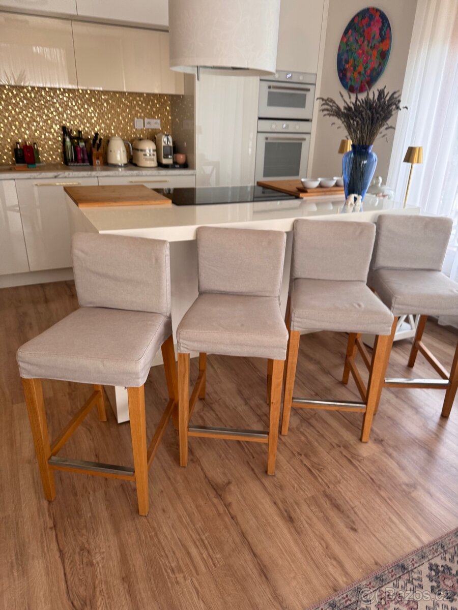 Sada 4 barových židlí Ikea Henriksdal - 8