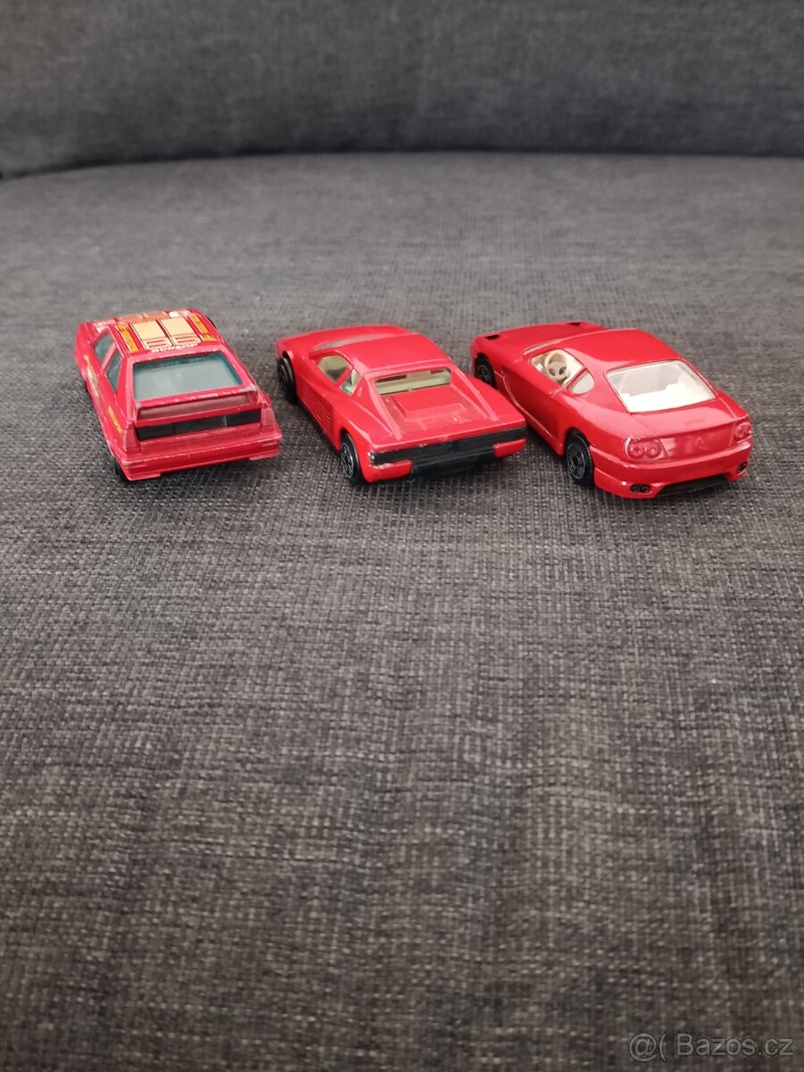 BBURAGO FERRARI, AUDI + CORGI SAAB, BMW A TRANSIT - 8
