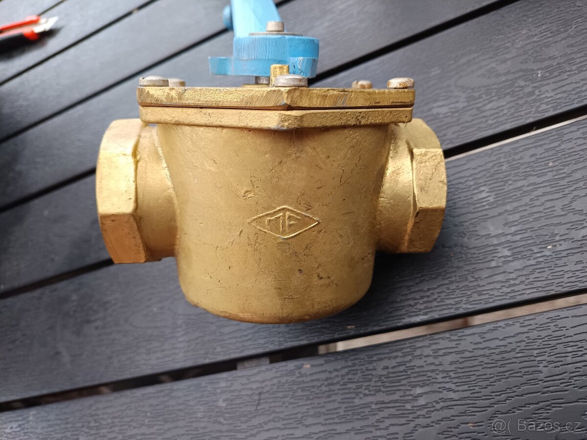 Kulový ventil mosaz 50 a 40mm rozebiratelný - 8