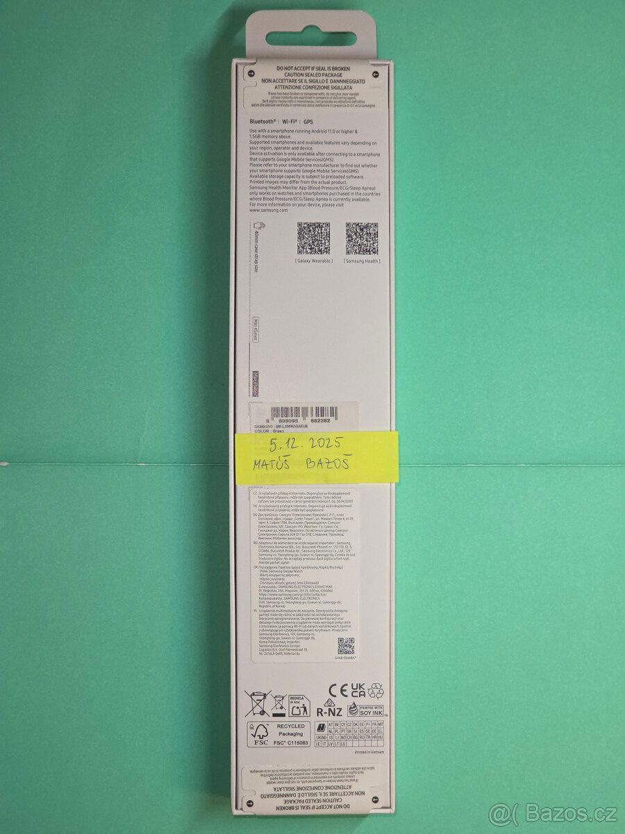 Nové Samsung Galaxy Watch 7 40mm BT béžové a zelené - 8