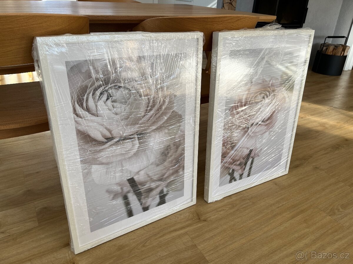 3x bílý rám Ikea 50x70cm - 8