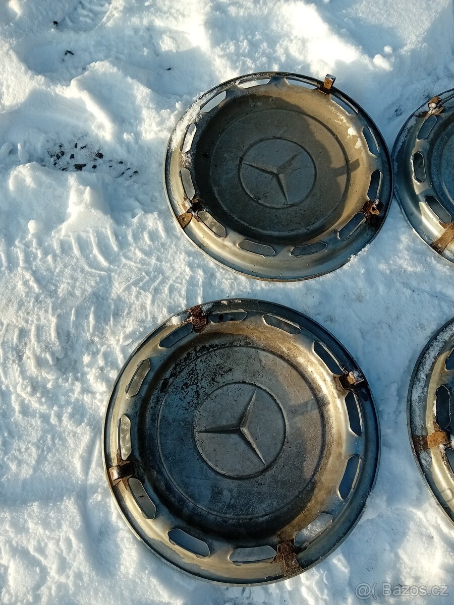 Chromované kryty kol Mercedes 14" - 8