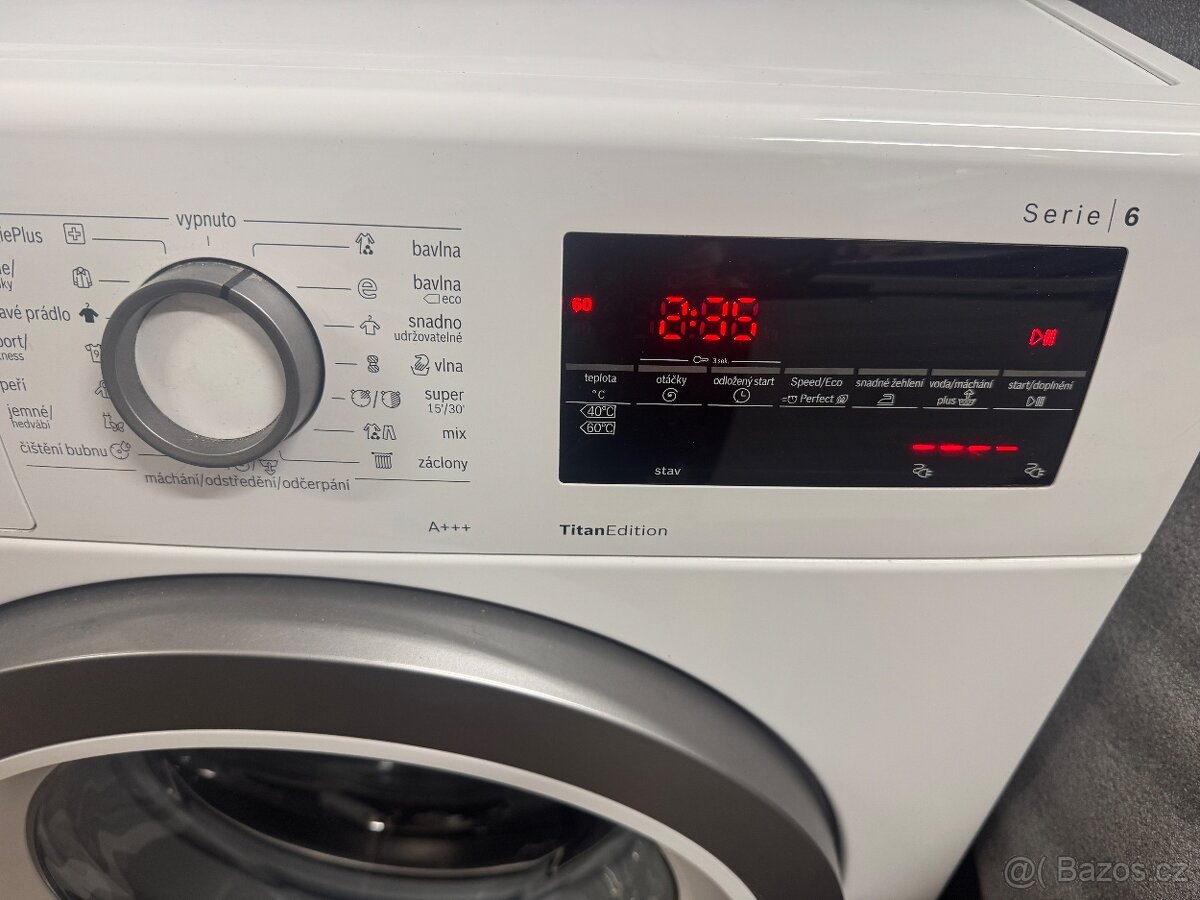 Pračka a sušička Bosch na 8kg prádla A+++ - 8