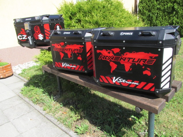 Samolepka polep na kufr, sada - reflex - 8