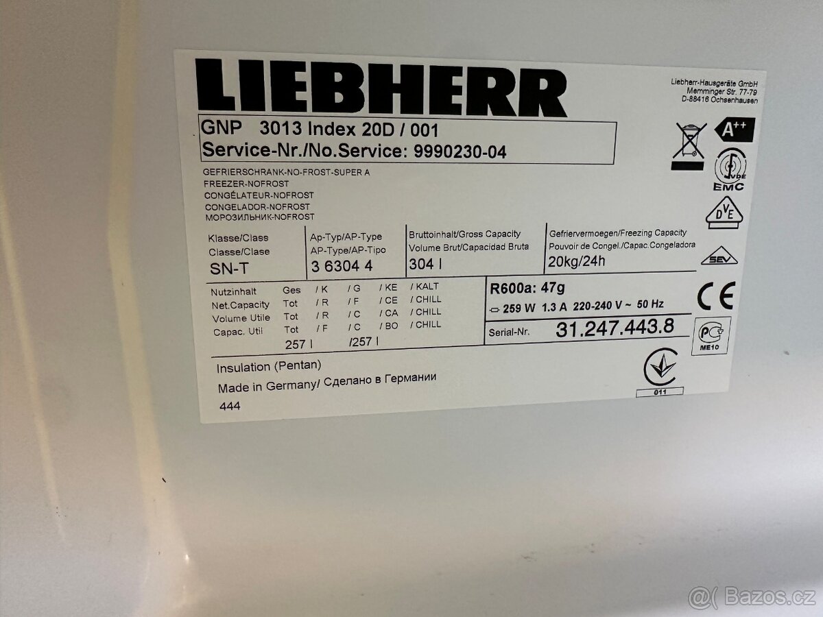 Mrazák Liebherr (134) Zamluveno - 8