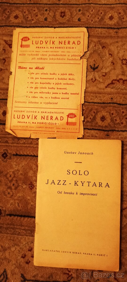 Staré noty pro kytaru - 8