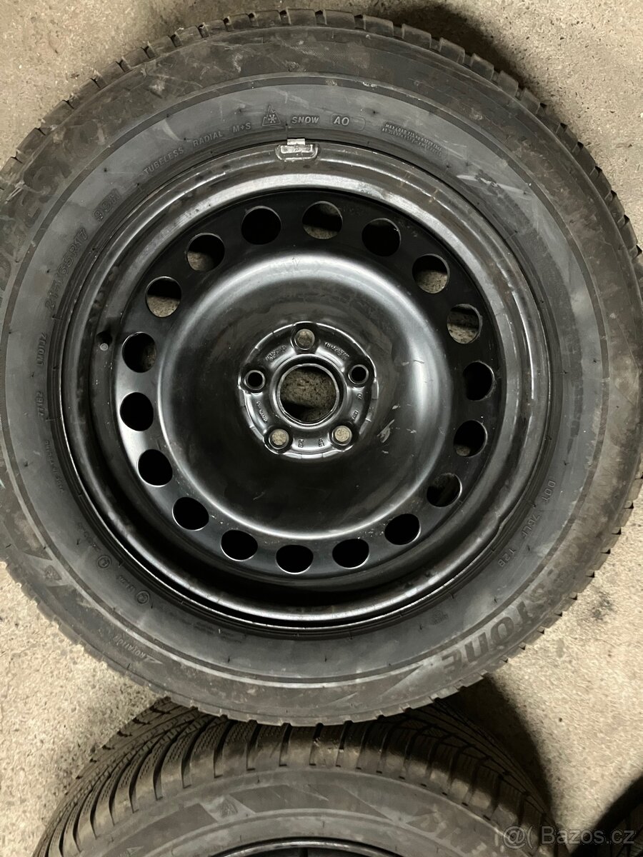 Plechové ráfky 5x112 215/65R17 ET38 - 8