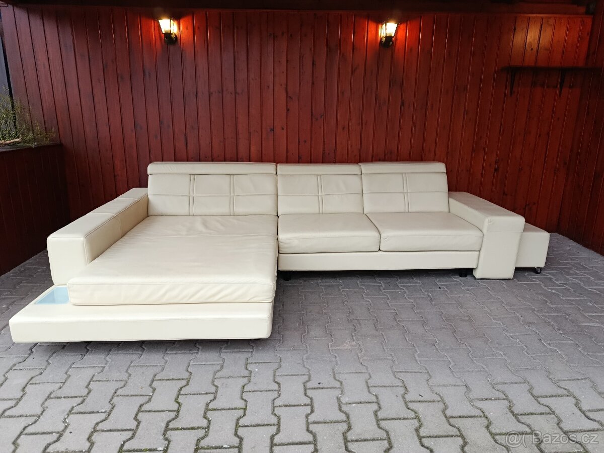 Krásná kožená sedací souprava BRUNO REMZ - 8