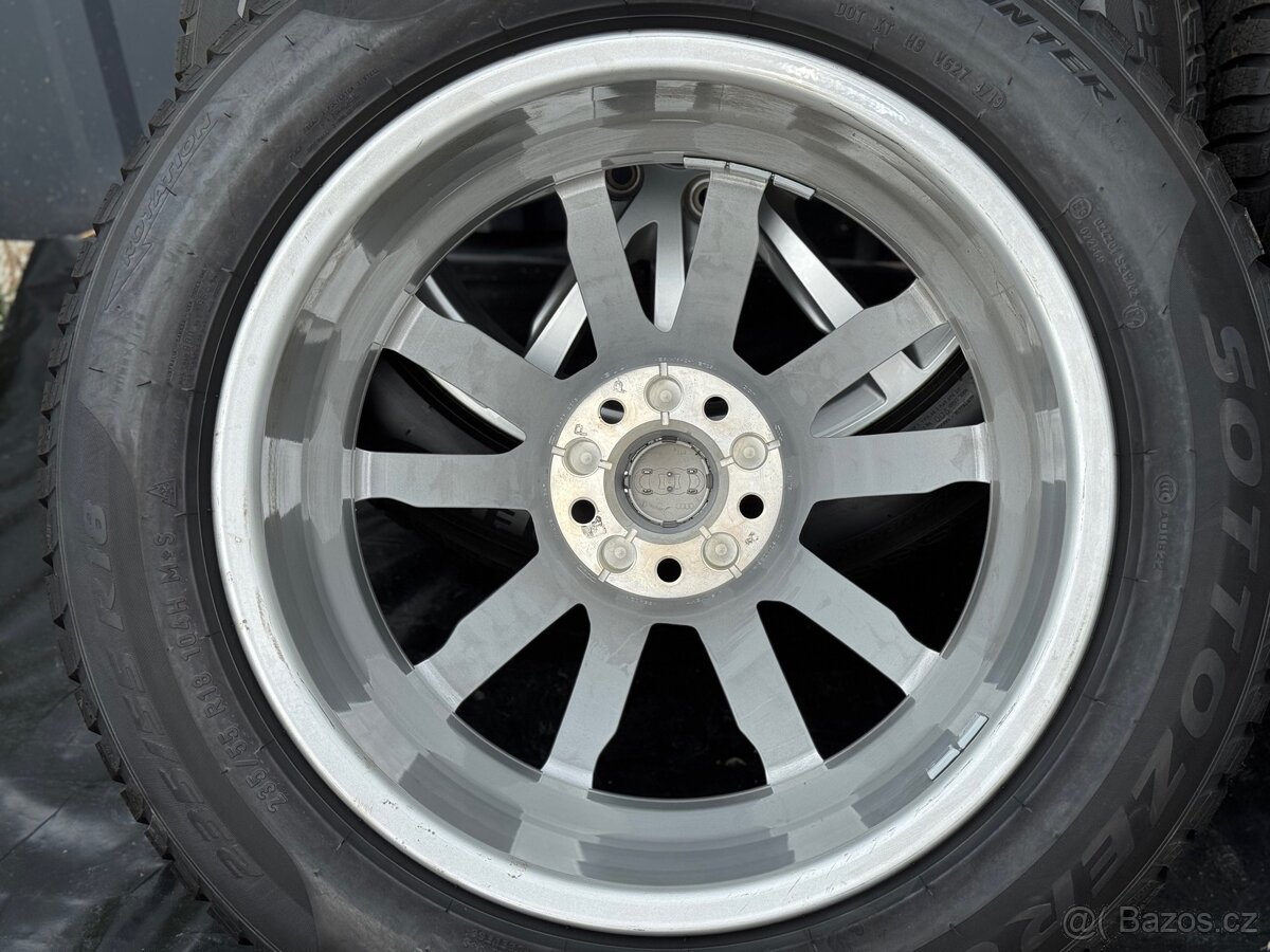 ORIGINAL AUDI R18 + ZIMNI SADA 235/55 R18 Pirelli - 8