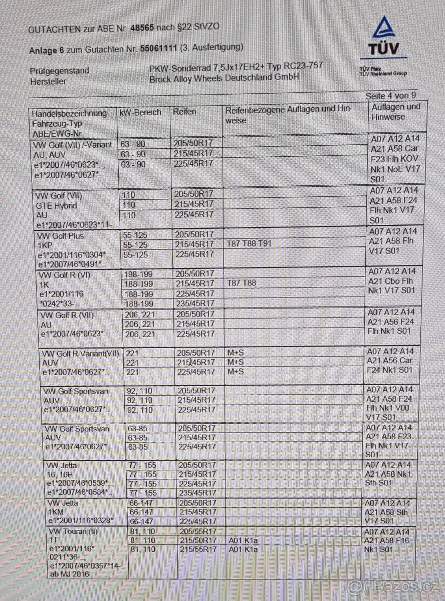 17" ALU kola BROCK RC23 - 8