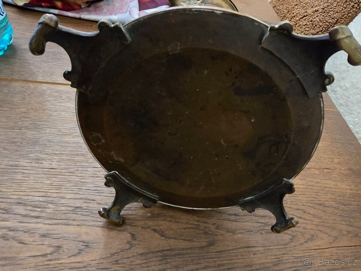 Velký starožitný obřadní džban / Konev- Bronz 18.stol - 8