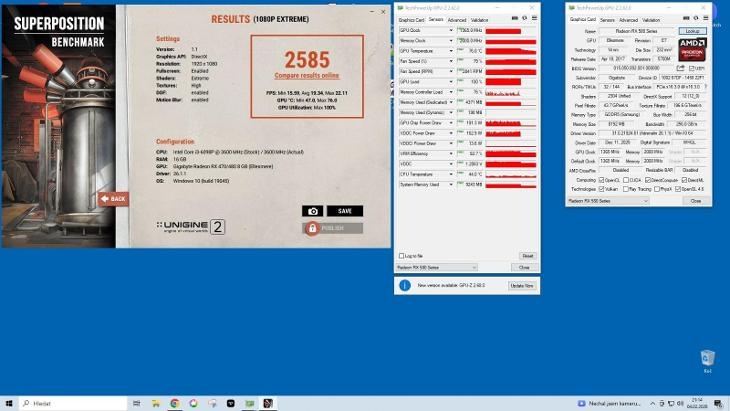 Grafická karta Gigabyte AORUS Radeon RX 580 8GB - 8