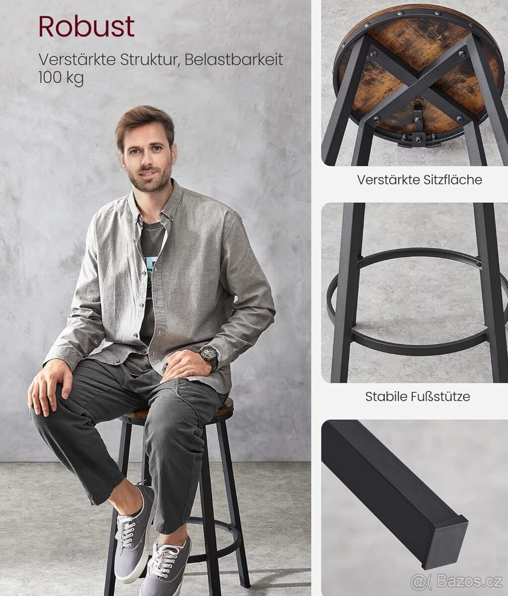 NOVÉ BAROVÉ ŽIDLE VASAGLE - 8