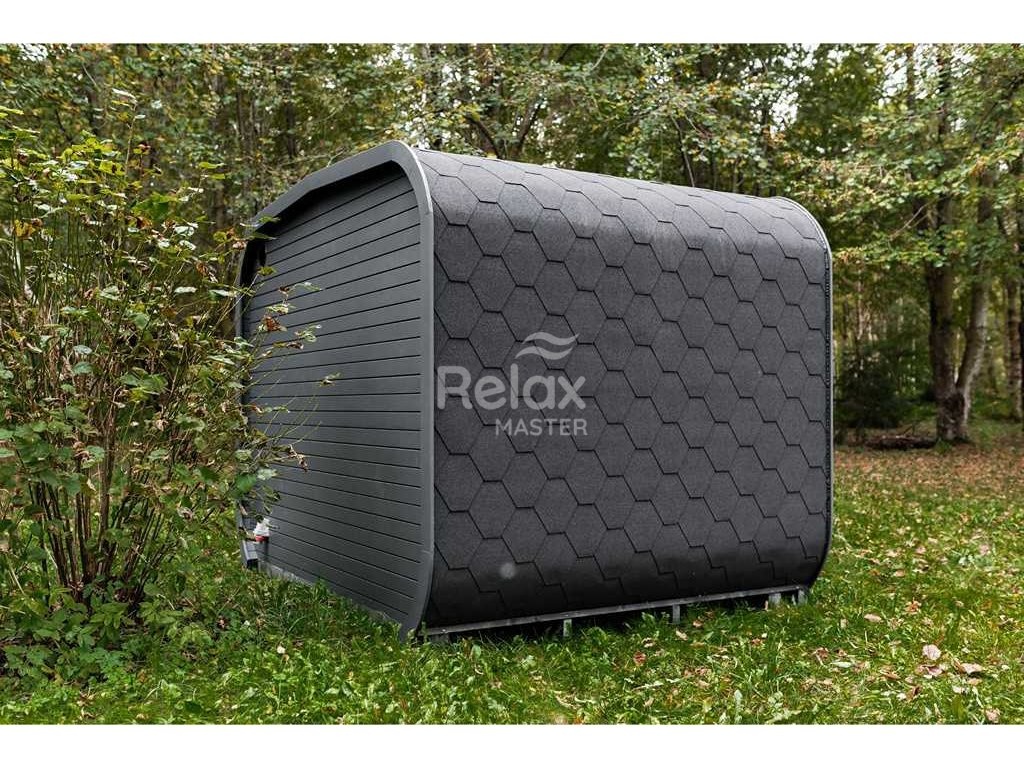 Finská sauna LUX MINI sauna o rozměrech 245×300 - 8