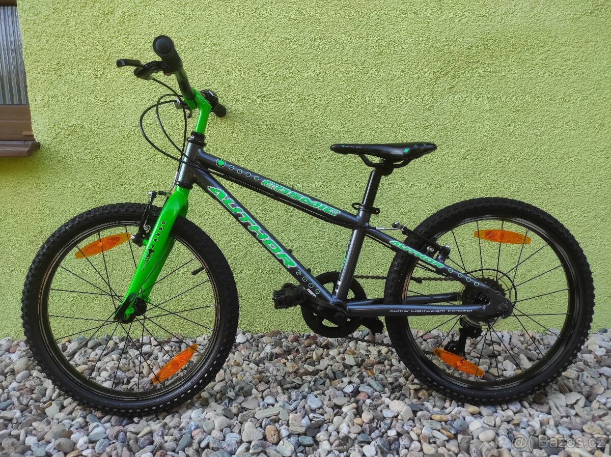 Značkové kolo Author Cosmic 20" (grafit/zelená) - 8