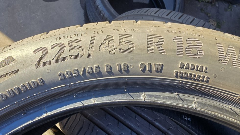 Letní pneu 225/45/18 Continental - 8