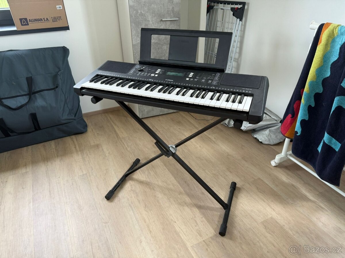 Yamaha PSR-E373 Keyboard s dynamikou / se stojanem - 8
